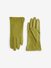 Lime Green Leather Gloves - Image 4 of 6