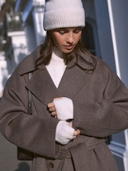 Cream Wool Cashmere Handwarmer - Image 1 of 7