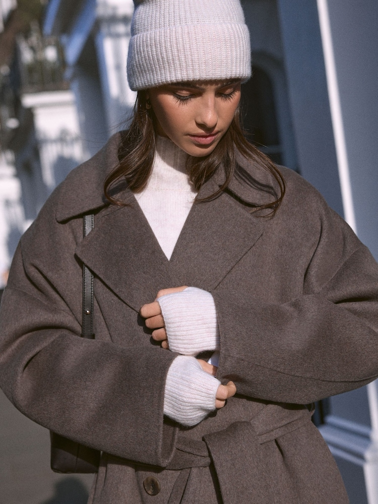 Cream Wool Cashmere Handwarmer - Image 1 of 7