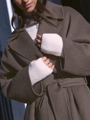 Cream Wool Cashmere Handwarmer - Image 3 of 7