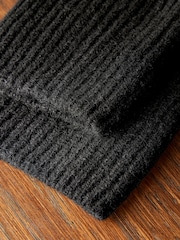 Black Wool Cashmere Handwarmer - Image 6 of 6