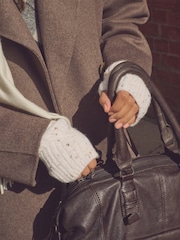 Cream Cable Knit Handwarmer - Image 2 of 6