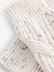 Cream Cable Knit Handwarmer - Image 6 of 6
