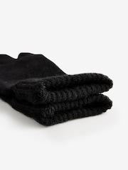Black 100% Cashmere Gloves - Image 2 of 3