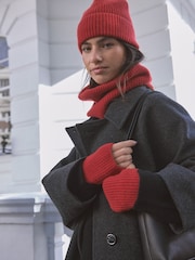 Red Wool Cashmere Handwarmer - Image 3 of 8