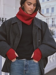 Red Wool Cashmere Handwarmer - Image 4 of 8