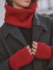 Red Wool Cashmere Handwarmer - Image 5 of 8