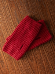 Red Wool Cashmere Handwarmer - Image 6 of 8
