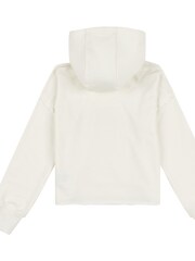 Jack Wills White Loose Fit Girls Repeat Logo 100% Cotton Hoodie - Image 7 of 8