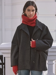 Red Wool Cashmere Snood - Image 1 of 11
