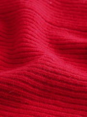 Red Wool Cashmere Snood - Image 11 of 11