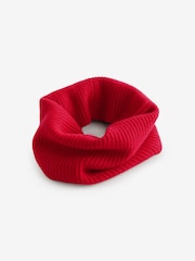 Red Wool Cashmere Snood - Image 8 of 11