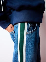 Blue Denim 100% Cotton Wide Leg Jeans (3-16yrs) - Image 4 of 4