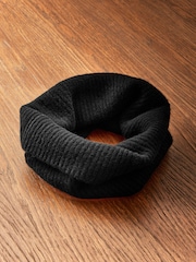 Black Wool Cashmere Snood - Image 5 of 7