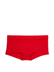 Victoria's Secret PINK Bright Red Vermillion Cherries Short Cotton Logo Knickers - Image 3 of 3