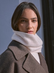 Cream Wool Cashmere Snood - Image 1 of 7