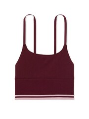 Victoria's Secret PINK Purple Rose Seamless Longline Scoop Sports Bra Top - Image 3 of 3