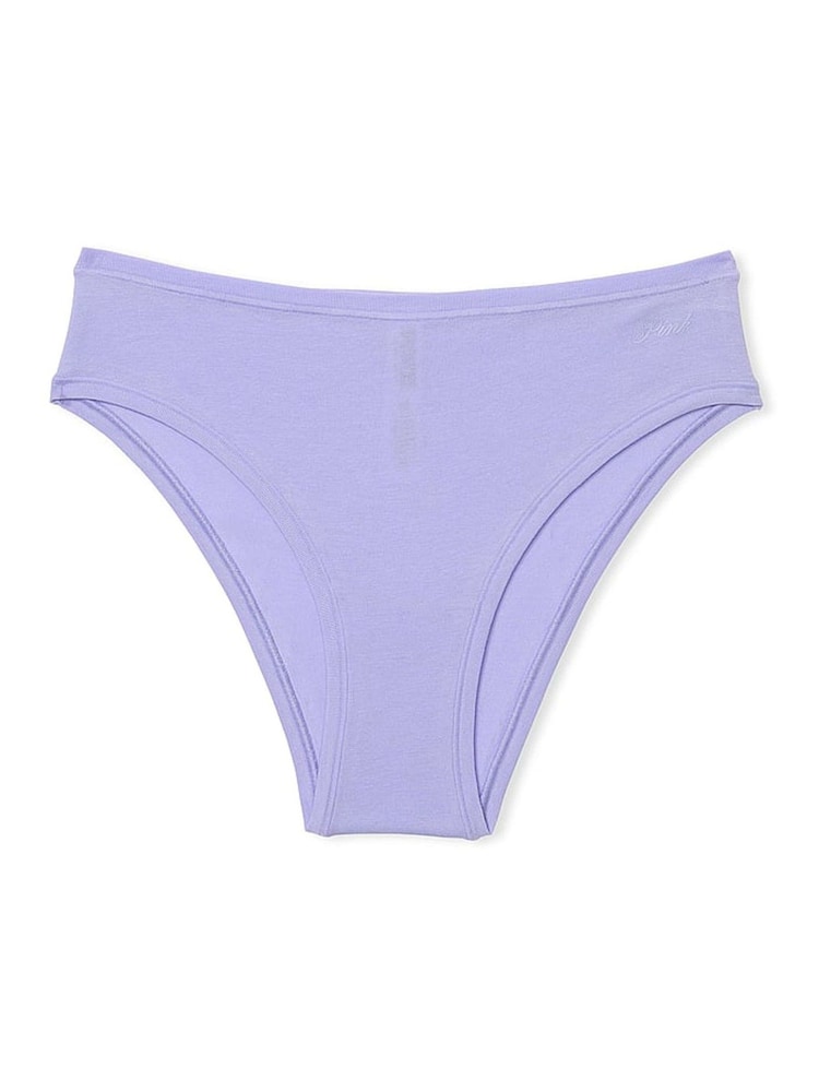 Victoria's Secret PINK Purple Petal Cheeky Cotton Knickers - Image 3 of 3