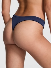 Victoria's Secret PINK Blue Midnight Navy Thong Knickers - Image 2 of 3