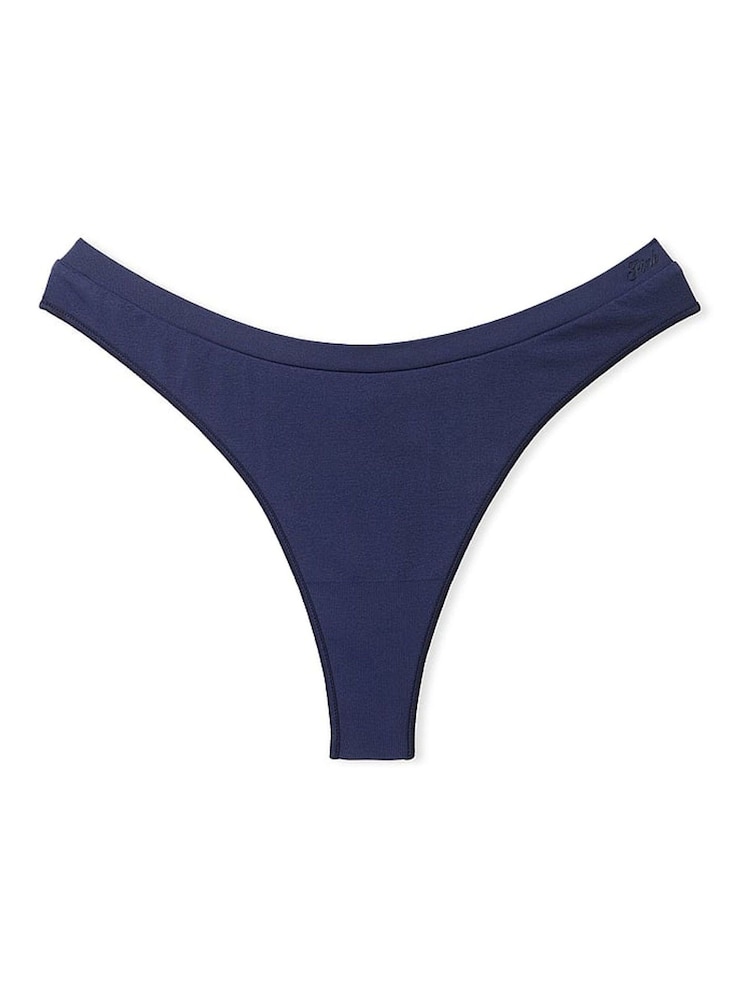 Victoria's Secret PINK Blue Midnight Navy Thong Knickers - Image 3 of 3 Victoria's Secret PINK Blue Midnight Navy Thong Knickers - Image 3 of 3
