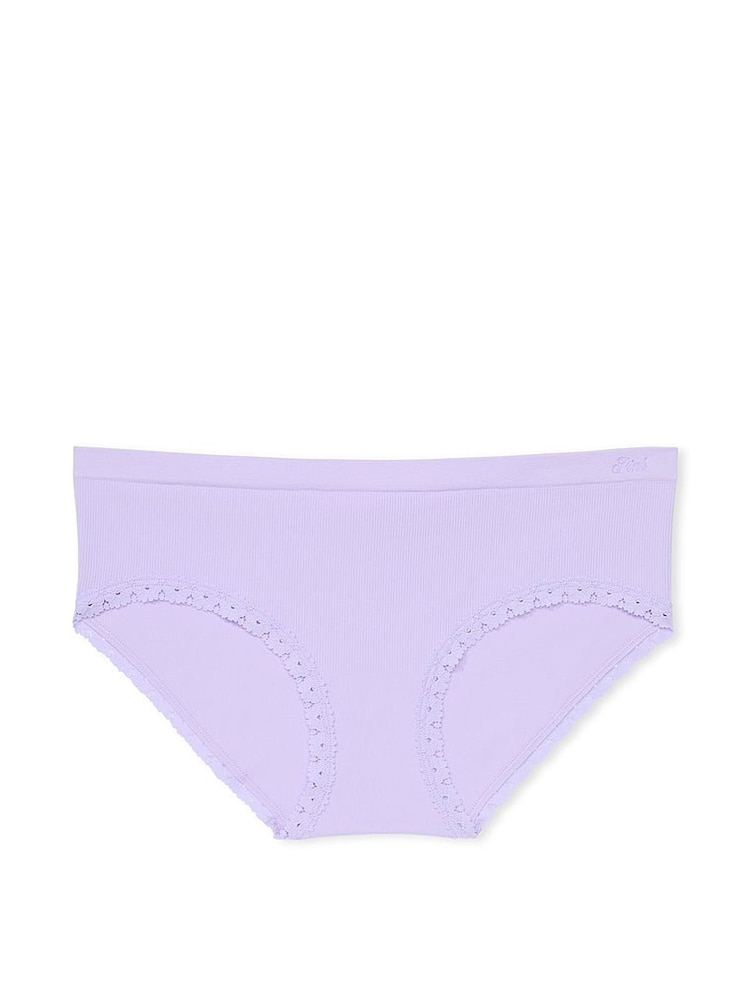 Victoria's Secret PINK Purple Cloud Hipster Seamless Knickers - Image 3 of 3