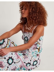 Monsoon Natural Allegra Bandeau Dress - Image 2 of 5