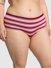 Victoria's Secret PINK Pink Stripe Hipster Seamless Knickers - Image 1 of 3