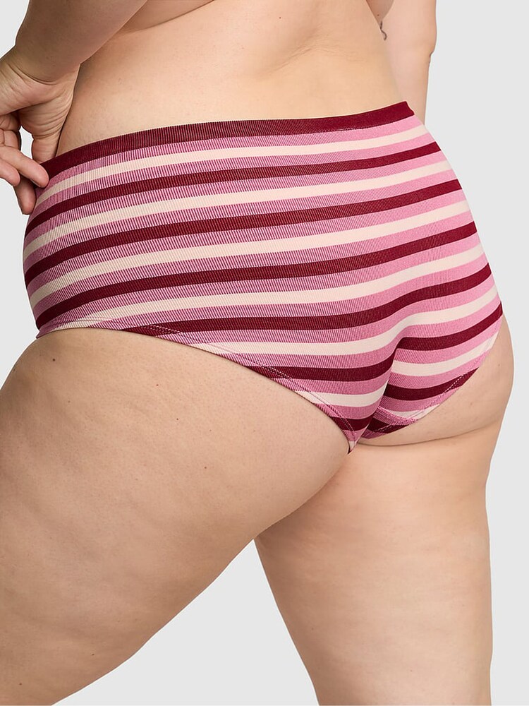 Victoria's Secret PINK Pink Stripe Hipster Seamless Knickers - Image 2 of 3