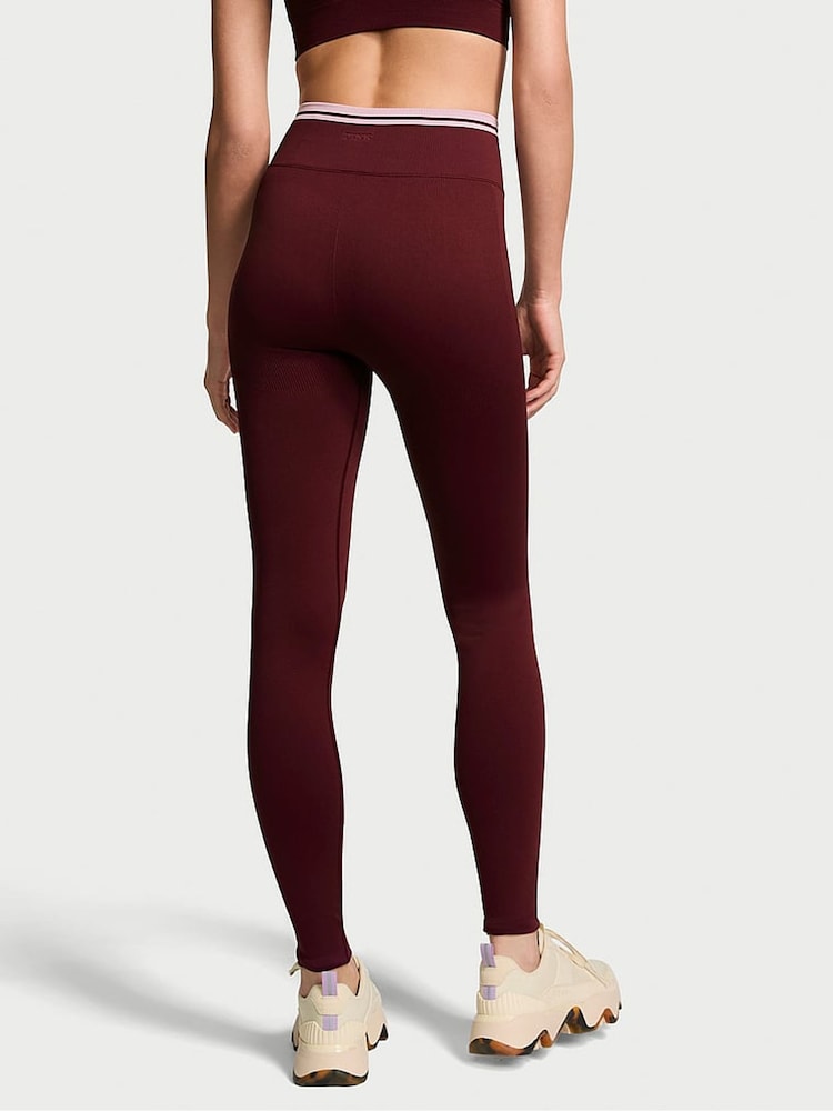 Victoria's Secret PINK Purple Rose Seamless Leggings - Image 2 of 3