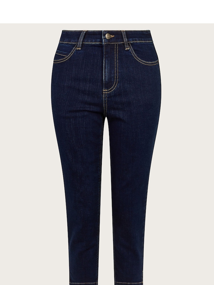 Monsoon Blue Idabella Crop Jeans - Image 5 of 5