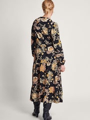Monsoon Black Print Juliet Shirt Dress - Image 2 of 5