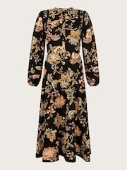Monsoon Black Print Juliet Shirt Dress - Image 5 of 5