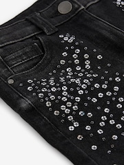 Black Sequin Skinny Jeans (3-16yrs) - Image 7 of 7