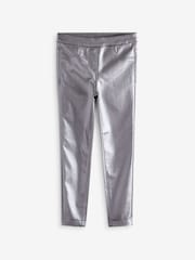 Pewter Grey Coated Jeggings (3-16yrs) - Image 4 of 6