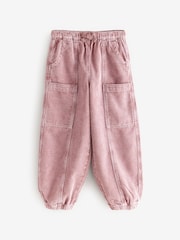 Pink Corduroy Cargo 100% Cotton Trousers (3-16yrs) - Image 1 of 4