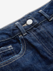 Blue Turn Up Wide Leg 100% Cotton Jeans (3-16yrs) - Image 7 of 8