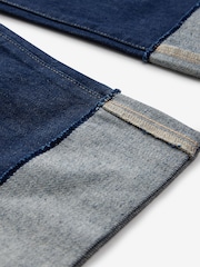 Blue Turn Up Wide Leg 100% Cotton Jeans (3-16yrs) - Image 8 of 8
