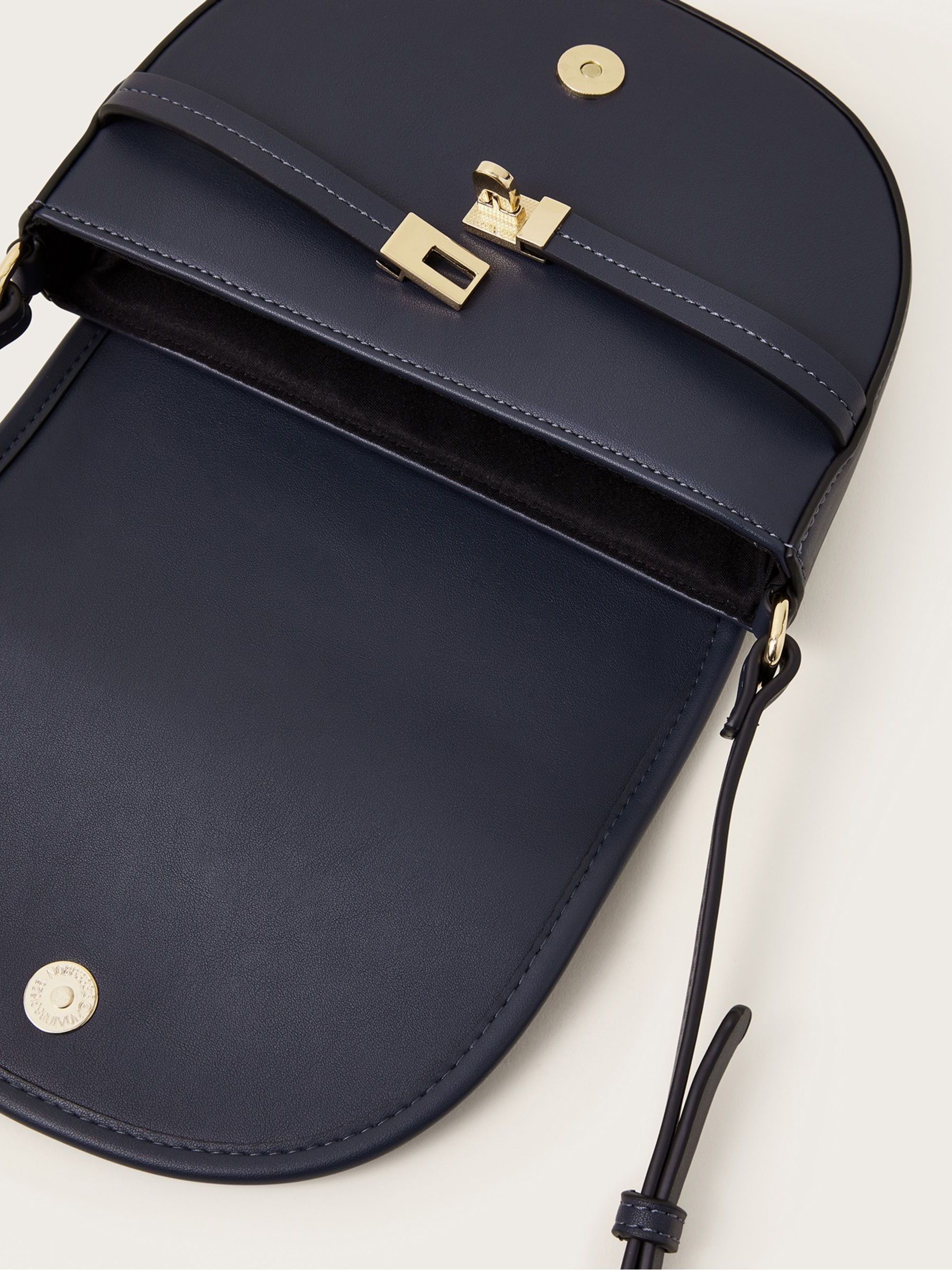 Buy Monsoon Blue Clasp Cross Body Bag from Next Oman