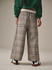 Neutral Check Wide Leg Trousers (3-16yrs) - Image 3 of 8