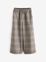 Neutral Check Wide Leg Trousers (3-16yrs) - Image 5 of 8