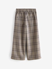 Neutral Check Wide Leg Trousers (3-16yrs) - Image 6 of 8