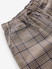 Neutral Check Wide Leg Trousers (3-16yrs) - Image 7 of 8