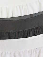 River Island Grey Blue 100% Cotton Boxers 4 Pack - Image 4 of 4