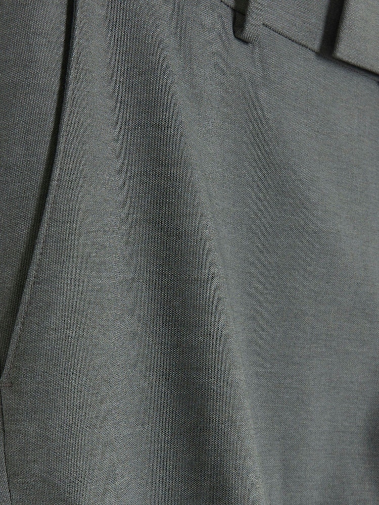 River Island Grey Chrome Slim Fit Plain Suit Jacket - Image 4 of 4