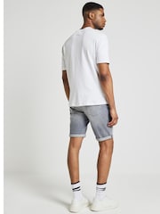 River Island Grey Slim Denim Shorts - Image 2 of 4