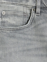 River Island Grey Slim Denim Shorts - Image 4 of 4