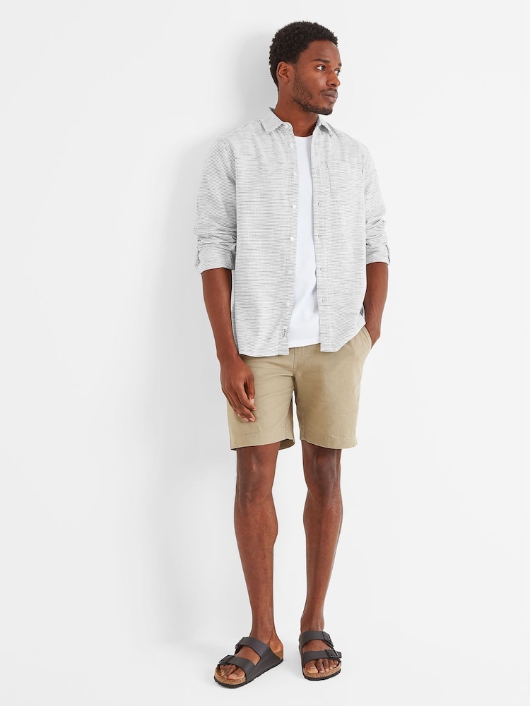 Tog 24 White 100% Cotton Long Sleeve Bryce Shirt - Image 1 of 5