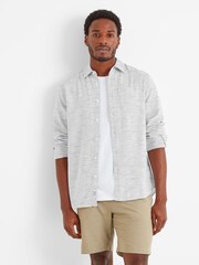 Tog 24 White 100% Cotton Long Sleeve Bryce Shirt - Image 2 of 5