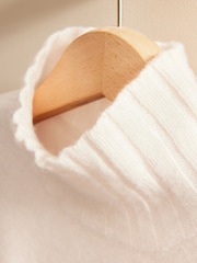 Cream Wool Cashmere Knitted Tank - Image 7 of 10