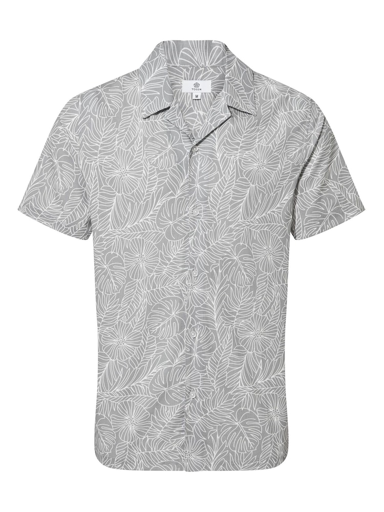 Tog 24 Grey 100% Cotton Otto Short Sleeve Shirt - Image 5 of 5